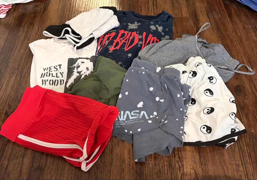 8 Piece Bundle Women’s Clothing Flawed Items Grunge Style Goth Y2K